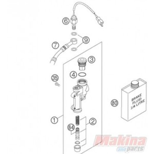 KTM ORIGINÁLNÍ DÍL - 83011059000, STARTOVACÍ KABEL, KTM