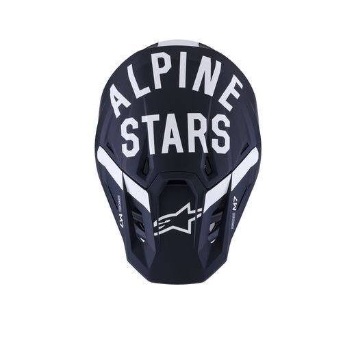 PŘILBA SM7 DASHER, ALPINESTARS (ČERNÁ/BÍLÁ/MATNÁ) 2026