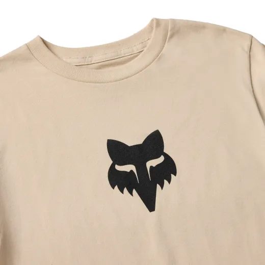 FOX DĚTSKÉ TRIČKO FOX HEAD SS TEE TAN