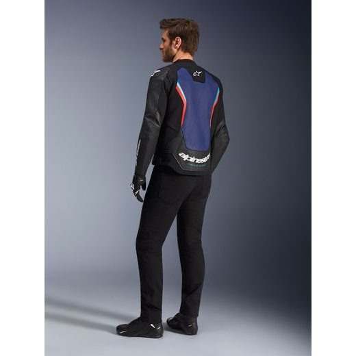 BUNDA GP FORCE V2, ALPINESTARS (ČERNÁ/MODRÁ/ČERVENÁ FLUO) 2026