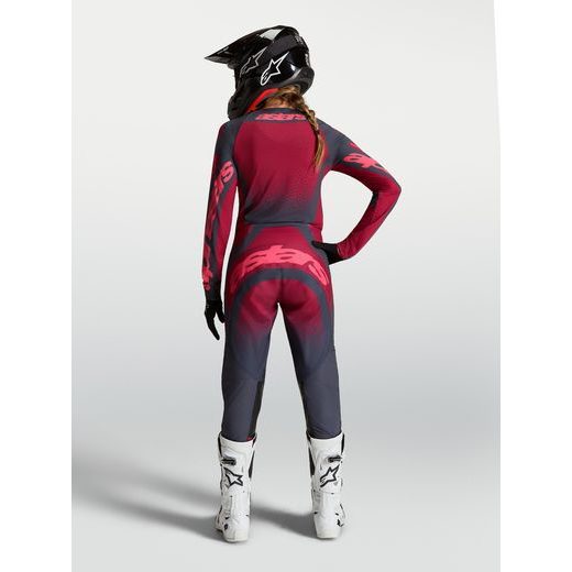DRES STELLA TECHSTAR SWAN, ALPINESTARS, DÁMSKÉ (PURPUROVÁ/TMAVĚ ŠEDÁ/ČERVENÁ) 2027