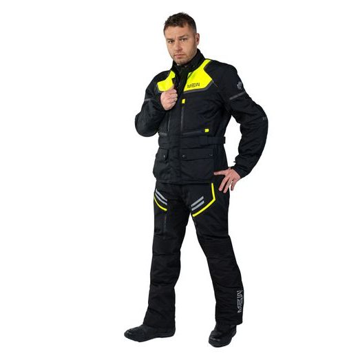 MBW PÁNSKÁ TEXTILNÍ MOTO BUNDA ADVENTURE EVO PÁNSKÁ TEXTILNÍ ŽLUTÁ 