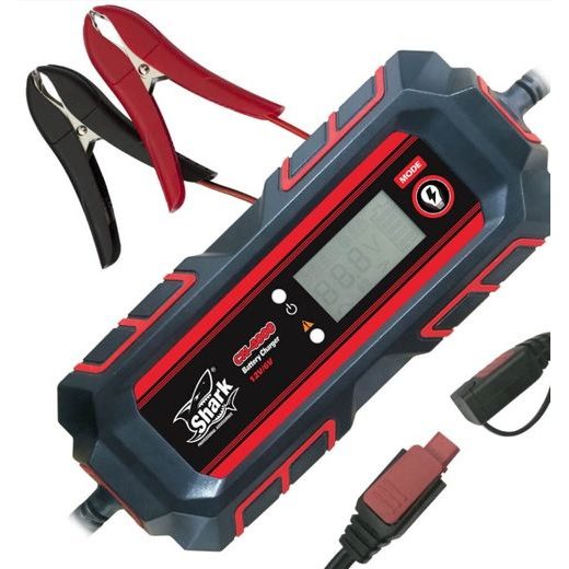 SHARK CB-750 NABÍJEČKA VŠECH TYPŮ 12V A 6V BATERIÍ