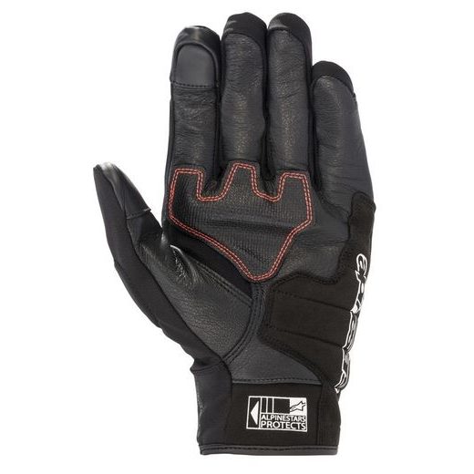 RUKAVICE SMX Z DRYSTAR HONDA KOLEKCE, ALPINESTARS (ČERNÁ/ČERVENÁ)