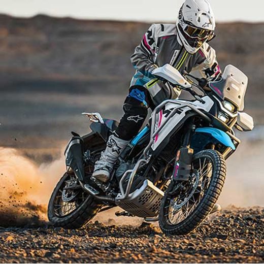 CFMOTO 450MT-R ZEPHYR BLUE E5+ ZADNÍ BOX NEBO BRAŠNA ZDARMA