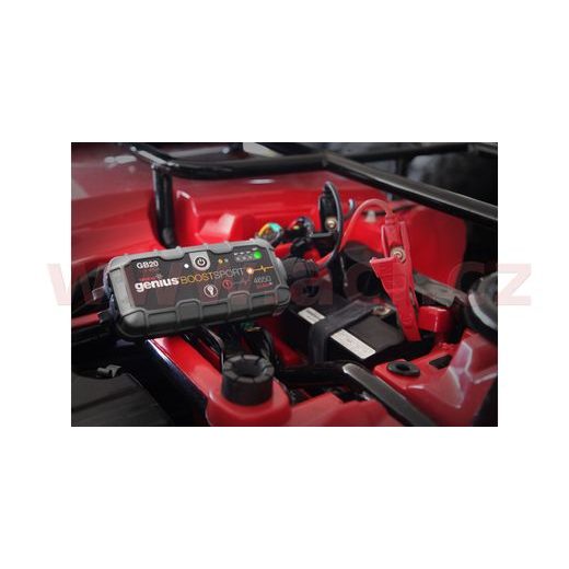 STARTOVACÍ BOX + POWER BANKA, STARTOVACÍ PROUD 500 A, NOCO GENIUS BOOST SPORT GB20 (NOCO USA)
