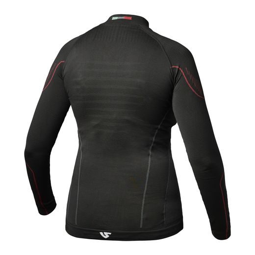 TERMOTRIKO S DLOUHÝM RUKÁVEM HERO LONG SLEEVE ZIP - WARM, UNDER SHIELD, DÁMSKÉ (ČERNÁ)