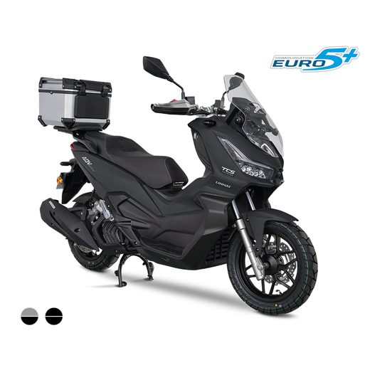 LINHAI BUCK 125 ADV- ŠEDÁ EU5+