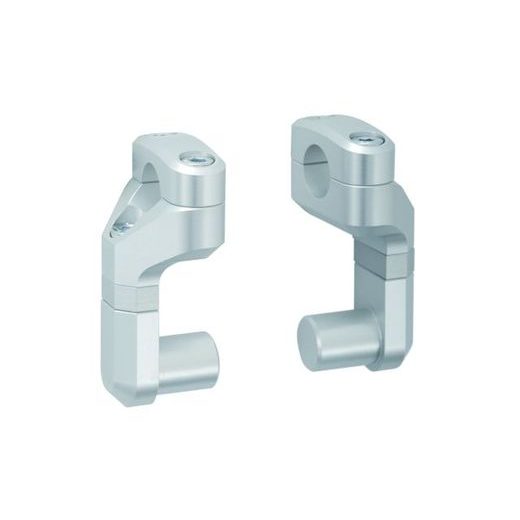 SW MOTECH ZVÝŠENÍ ŘÍDÍTEK VARIO-STŘÍBRNÉ 28MM