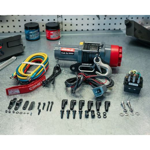 COMEUP CUB 3S 12V STD, 3000LBS, SYNTHETIC ROPE