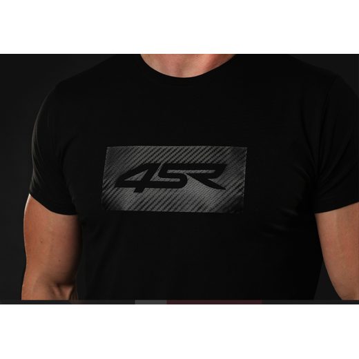 4SR PÁNSKÉ TRIČKO LOGO CARBON BLACK