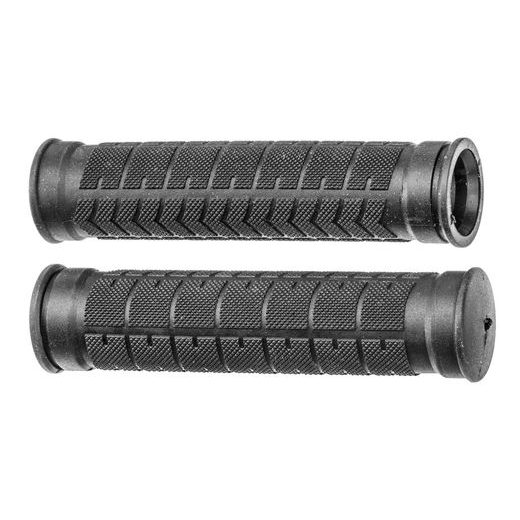 GRIPY MTB, OXFORD (ČERNÉ, DVOUKOMPONENTNÍ, DÉLKA 127 MM, 1 PÁR)