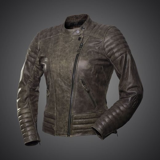 4SR DÁMSKÁ KOŽENÁ MOTO BUNDA COOL LADY RETRO