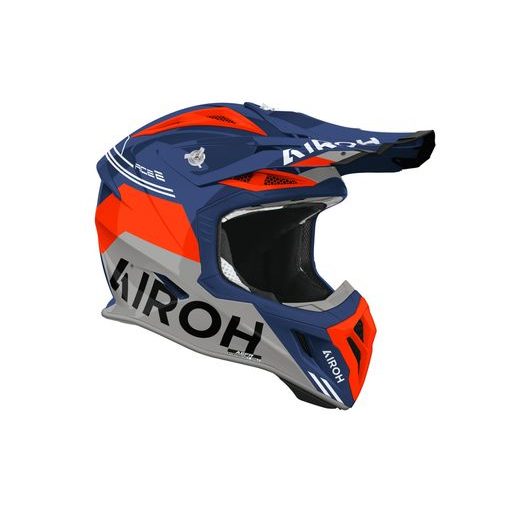 PŘILBA AVIATOR ACE 2 FURY, AIROH (AZUROVĚ-ČERVENÁ LESKLÁ) 2026