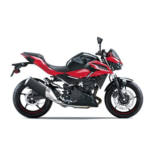 KAWASAKI Z500 SE MY27 CANDY PERSIMMON RED / METALLIC CARBON GRAY