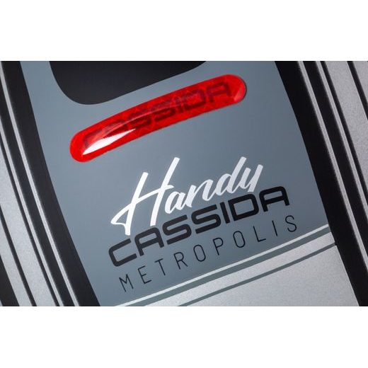 PŘILBA CASSIDA HANDY METROPOLIS VISION (ČERNÁ MATNÁ/ŠEDÁ/REFLEXNÍ ŠEDÁ)