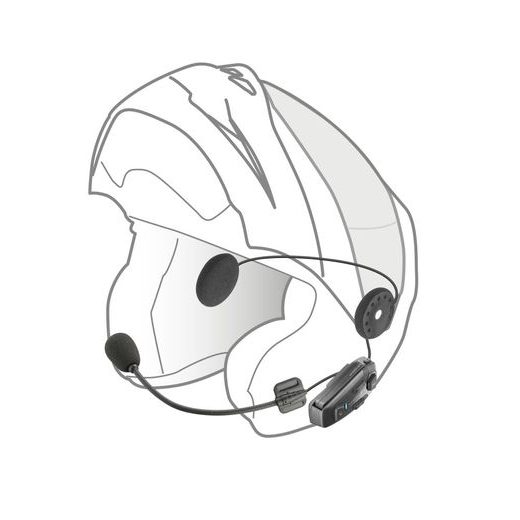 BLUETOOTH HEADSET PRO UZAVŘENÉ A OTEVŘENÉ PŘILBY INTERPHONE U-COM8R, TWIN PACK