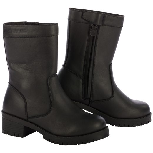 BERING DÁMSKÉ KOŽENÉ MOTO BOTY LADY STORIA BLACK