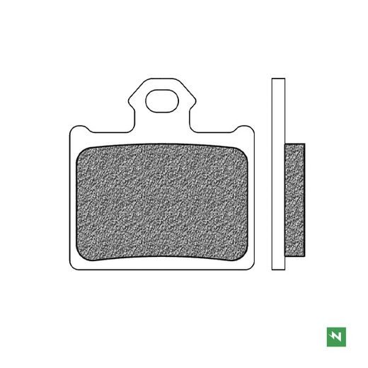 BRZDOVÉ DESTIČKY, NEWFREN (SMĚS OFF ROAD DIRT SINTERED) 2 KS V BALENÍ