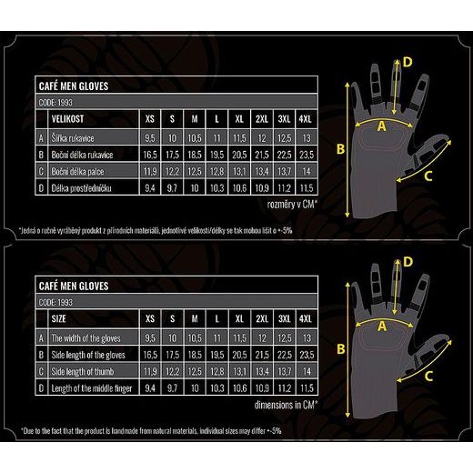 TRILOBITE PÁNSKÉ RUKAVICE 1942 CAFÉ DARK BLUE