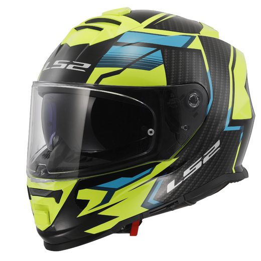 LS2 INTEGRÁLNÍ MOTO PŘILBA FF800 STORM II TRACKER ŽLUTÁ MODRÁ ČERNÁ