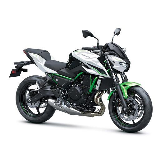 KAWASAKI Z650 S MY27 PEARL BLIZZARD WHITE / CANDY LIME GREEN