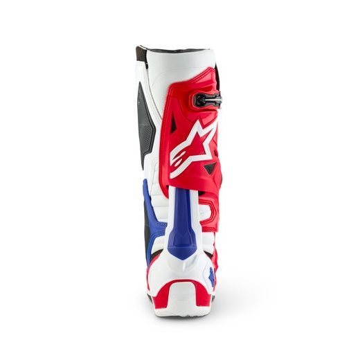 BOTY TECH 10 LIMITOVANÁ EDICE FORTITUDE, ALPINESTARS (BÍLÁ/MODRÁ/ČERVENÁ) 2025