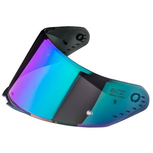 PLEXI PRO PŘILBY AERO S PŘÍPRAVOU PRO PINLOCK, CASSIDA - ČR (IRIDIUM REVO)