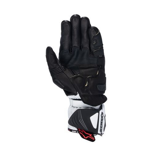 RUKAVICE GP PRO R 4, ALPINESTARS (ČERNÁ/BÍLÁ) 2024