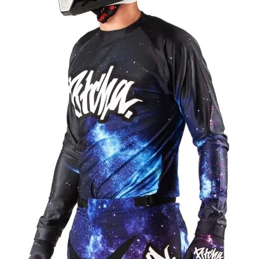 PITCHA MOTOKROSOVÉ KALHOTY COSMO BLACK BLUE