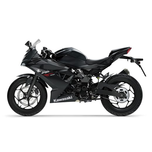KAWASAKI NINJA 125 MY27 EBONY / METALLIC CARBON GRAY