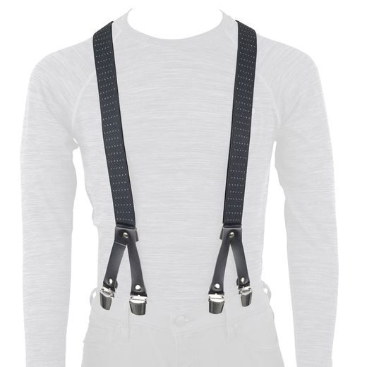 KŠANDY CHIC, OXFORD (ČERNÉ, ŠÍŘKA 35 MM, 6 PŘEZEK)