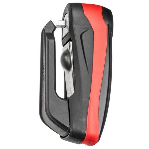 ZÁMEK NA KOTOUČOVOU BRZDU S ALARMEM DETECTO 7000 RS1 (TRN 3 X 5 MM), ABUS (LOGO RED)