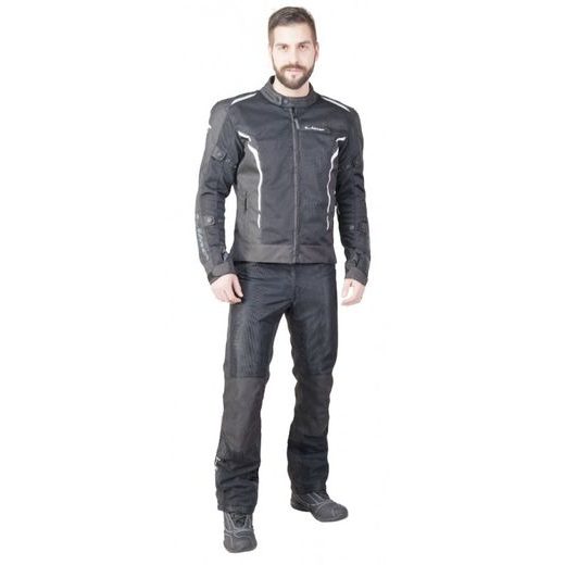 MBW PÁNSKÁ TEXTILNÍ LETNÍ MOTO BUNDA SUMMER ČERNÁ