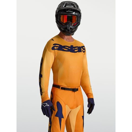 DRES RACER AMBER, ALPINESTARS (ORANŽOVÁ/ZLATÁ/TMAVĚ MODRÁ) 2027