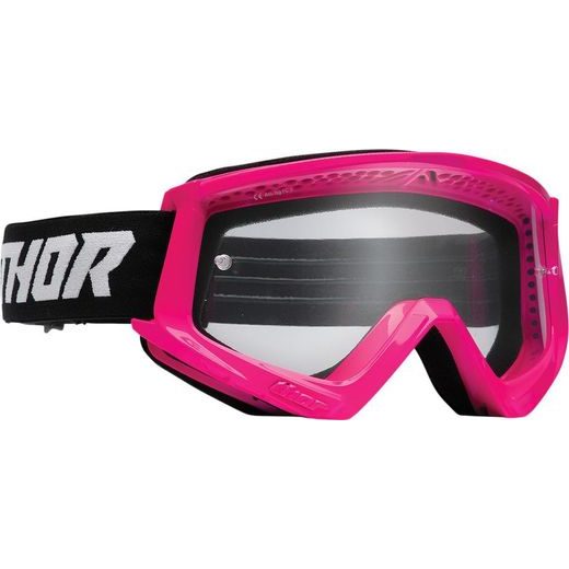 THOR MOTOKROSOVÉ BRÝLE DĚTSKÉ THOR COMBAT FLUO RŮŽOVÁ/ČERNÁ