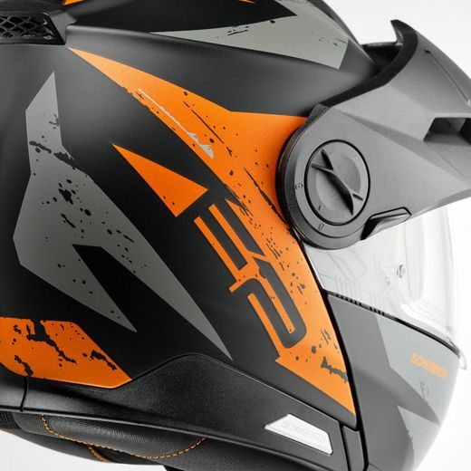 SCHUBERTH VÝKLOPNÁ ENDURO MOTO PŘILBA E2 EXPLORER ORANGE