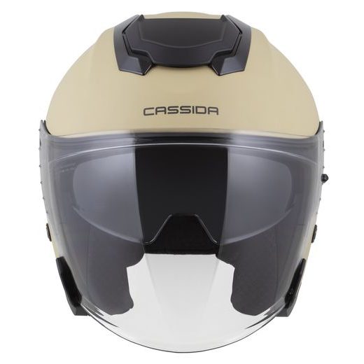 PŘILBA JET TECH 2.0 SOLID, CASSIDA (PÍSKOVÁ MATNÁ/ČERNÁ/ŠEDÁ) 2026