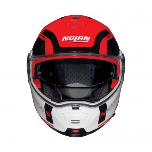  NOLAN VÝKLOPNÁ MOTO PŘILBA N100-5 CONSISTENCY N-COM CORSA RED 23