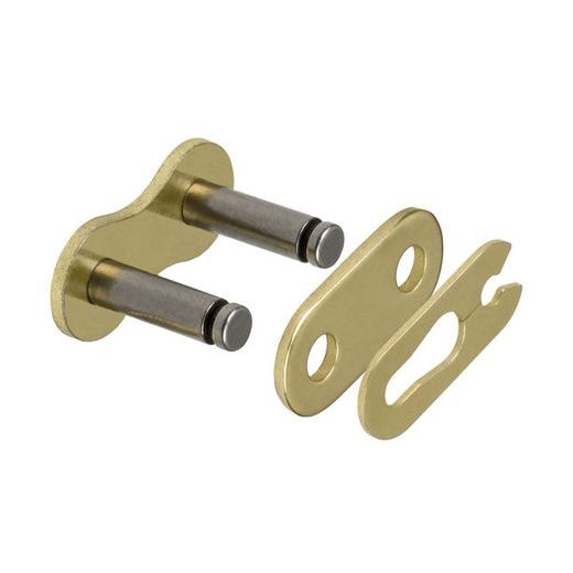 SPOJKA ŘETĚZU 420HP, JT CHAINS (BARVA ČERNO-ZLATÁ, ROZPOJOVACÍ, TYP SPRING)