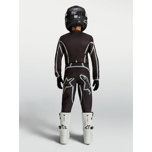 DRES FLUID APEX V2 YOUTH, ALPINESTARS, DĚTSKÉ (ČERNÁ/STŘÍBRNÁ) 2027