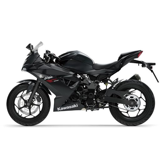 KAWASAKI NINJA 125 MY26 EBONY / METALLIC CARBON GRAY