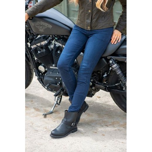 ZKRÁCENÉ KALHOTY ORIGINAL APPROVED JEGGINGS AA, OXFORD, DÁMSKÉ (MODRÉ INDIGO)