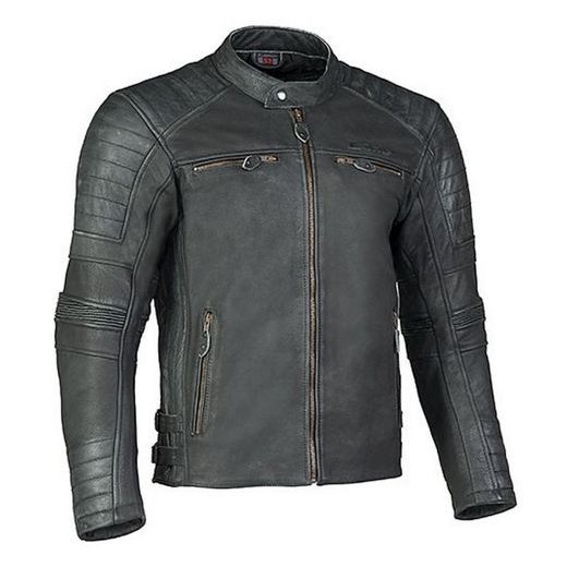 MBW PÁNSKÁ KOŽENÁ RETRO MOTO BUNDA HURRICANE 