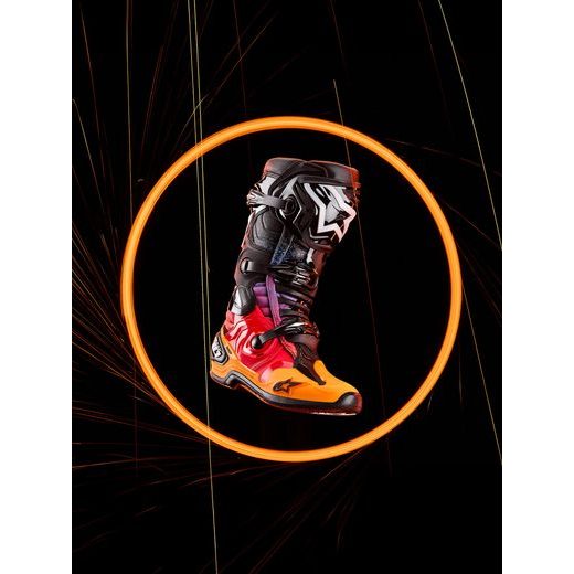 BOTY TECH 10 LIMITOVANÁ EDICE BLACK HOLE, ALPINESTARS (ČERNÁ/MULTICOLOR) 2026