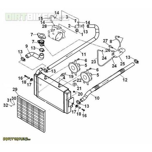 BLOWER ASSY VENTILÁTOR LINHAI - 22905T