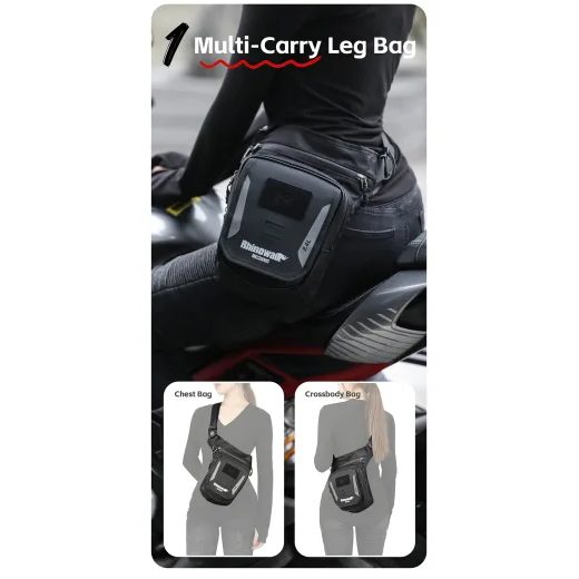 RHINOWALK - TANK BAG/BRAŠNA NA NOHU 2.4 L