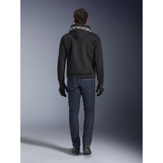 BUNDA CHROME SUPERAIRFLOW, ALPINESTARS (ČERNÁ/TMAVĚ ŠEDÁ/BÍLÁ) 2026