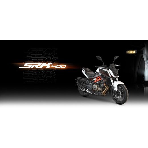 QJMOTOR SRK 400 BÍLÁ