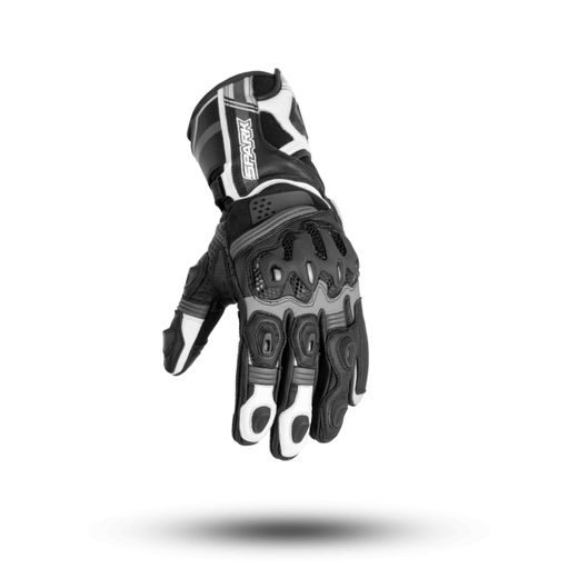 SPARK PÁNSKÉ KOŽENÉ MOTO RUKAVICE VORTEX GREY
